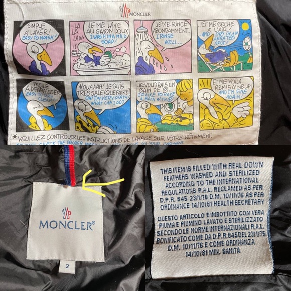 Authentic Moncler short down jacket - Picture 3 of 6